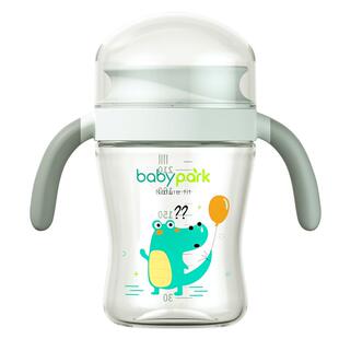 嘬口杯宝宝学饮杯婴儿6个月以上嘬嘬杯吸管杯喝水水杯鲸鱼喷水杯