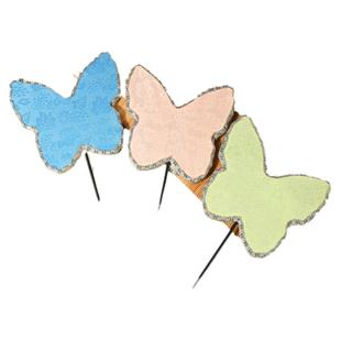 蝴蝶扇子异形团扇仿花罗汉服中国风古典舞蹈定制摄影道具长柄宫扇