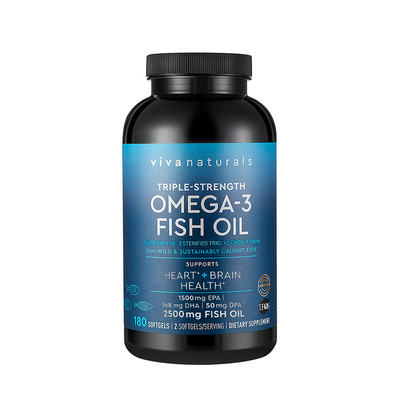 viva鱼油高纯度欧米伽3胶囊180粒