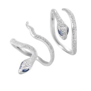 DOACH 蛇戒指女纯银小众设计灵蛇蛇形情侣对戒轻奢高级感蛇年饰品