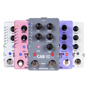 MOOER魔耳电吉他效果器乐句循环箱体模拟混响单块鼓机伴奏器loop