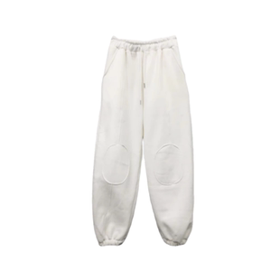 加绒2026春秋韩版设计感贴布束脚裤运动休闲裤时尚宽松卫裤女纯棉