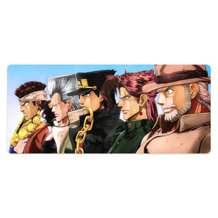 JOJO的奇妙冒险鼠标垫超大动漫空条承太郎二次元电脑游戏办公桌垫