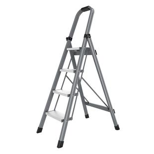 奥鹏铝合金梯子家用折叠人字梯加厚室内多功能楼梯三步爬梯小扶梯