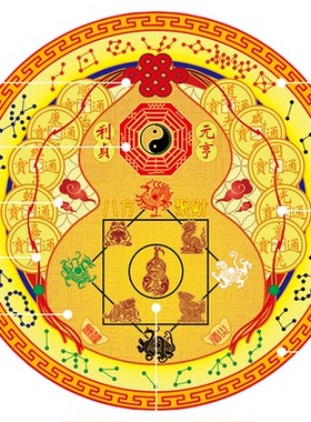 大门对阳台窗穿堂风解决客厅对窗户对入户门五帝钱贴葫芦七星招财