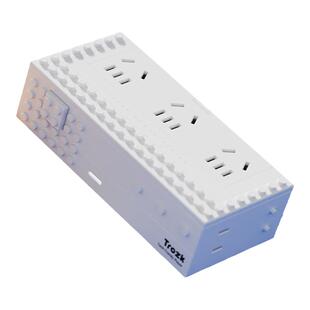 Trozk特洛克积木插排拖线板65w充电器插座排插接线板氮化镓适配器