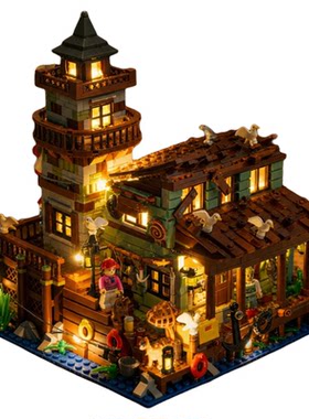渔夫小屋房子别墅城市建筑街景