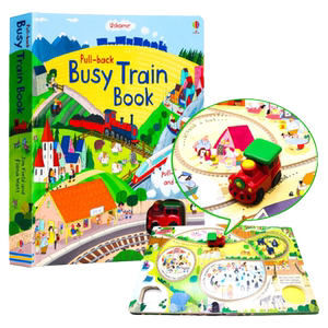 Usborne繁忙的火车轨道书英文版