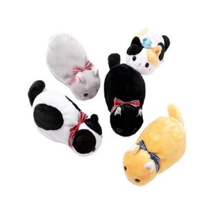 毛绒学习用具打盹的小猫 猫咪喵星人铅笔袋文具盒女 玩具公仔娃娃