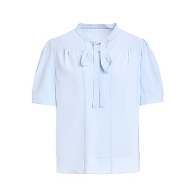 乔万尼真丝衬衫女商场同款名牌上衣减龄设计小衫好看流行EF2C329