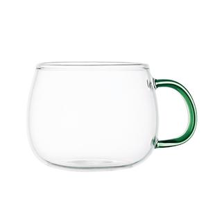 玻璃杯家用带把手泡茶杯ins风透明套装耐高温女士高颜值喝水杯子