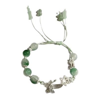 新中式古风绿色青青子衿手链