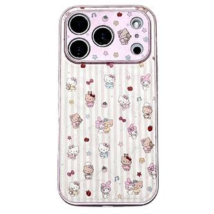 卡通HelloKitty美乐蒂带挂绳适用苹果17Promax手机壳iphone16pro新款15pro小众17精孔14pro硅胶17pro创意全包
