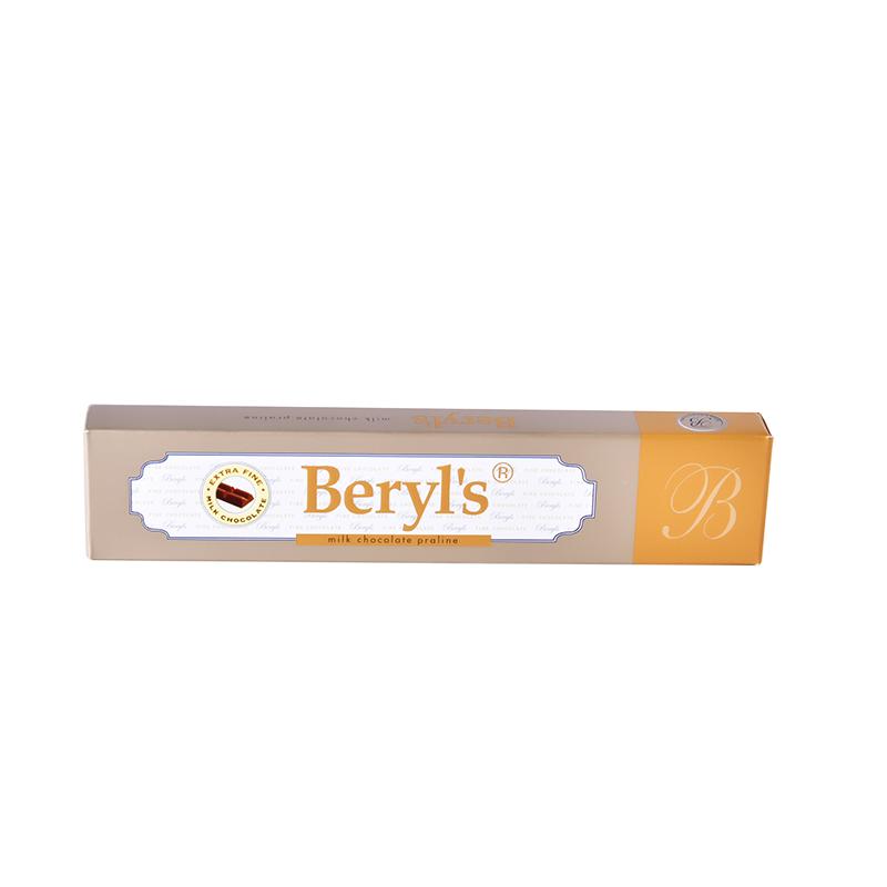 beryls倍樂思扁桃仁榛子夾心排塊牛奶苦甜巧克力零食情人節(jié)50g