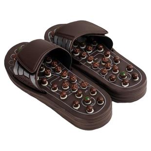 升级弹灸玉石按摩鞋磁疗鞋足底穴位玉石保健鞋按摩拖鞋男女足疗鞋