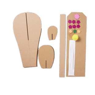 植树节地球日手工diy可爱仙人掌儿童创意美术绘画制作幼儿园材料