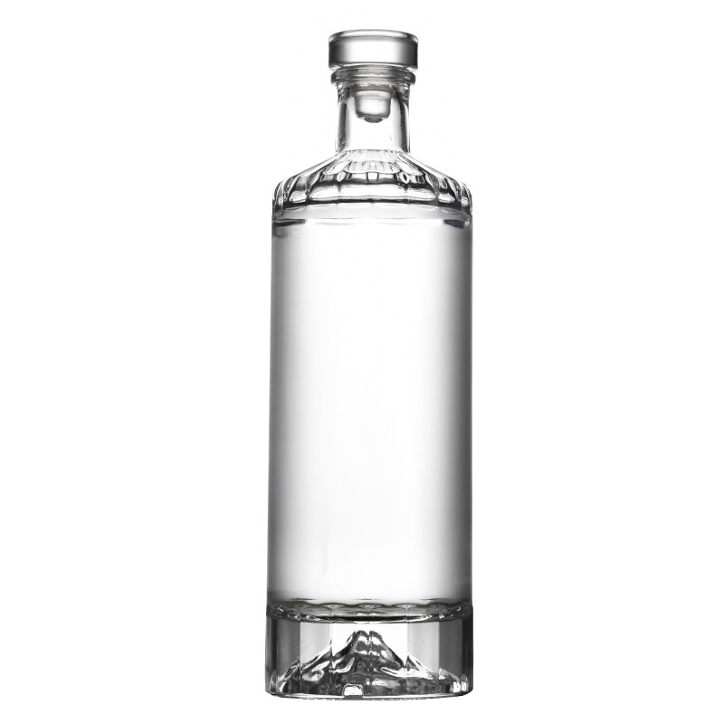 高档酒瓶白酒玻璃瓶空酒瓶子一斤开山洋酒瓶泡酒透明玻璃1斤套装