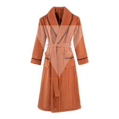 迅尔美女珊瑚绒法兰绒睡袍睡衣