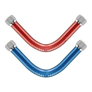 316不锈钢波纹管耐高温4分燃气热水器冷热马桶进水管高压连接软管