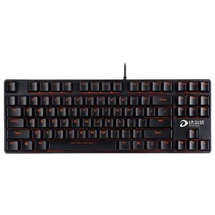 达尔优dk100机械键盘青轴茶红轴游戏电竞台式笔记本电脑外接87键