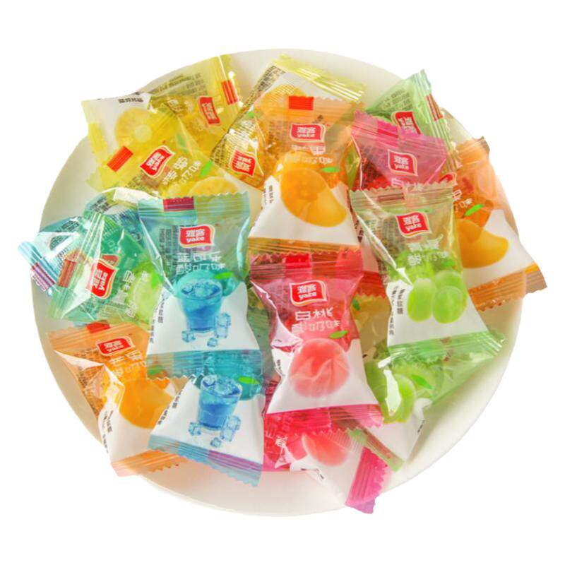 雅客爆浆流心糖蓝可乐酸奶夹心