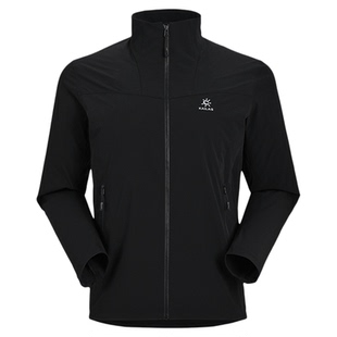 KAILAS凯乐石M8立领软壳衣户外运动徒步弹力保暖防风夹克外套男款