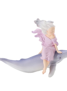 蓝色蜗牛原创风少女心软装艺术品