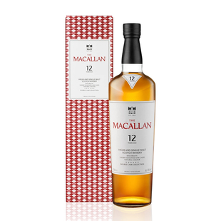 御玖轩 麦卡伦12年蓝钻双雪莉桶单一麦芽威士忌Macallan进口洋酒