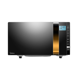 美的变频微波炉家用蒸烤箱一体智能平板镜面湿度感应光波炉233A