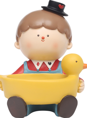 马戏团玄关钥匙收纳摆件