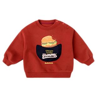 【美式复古】嘟嘟家宝宝卫衣秋季样衣儿童秋装上衣印花秋款男童装