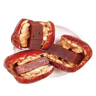 红枣夹核桃仁山楂糕酸甜抱抱果新疆和田枣糕小包装袋装夹心年货节