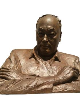 陈毅元帅玻璃钢仿铜半身像校园