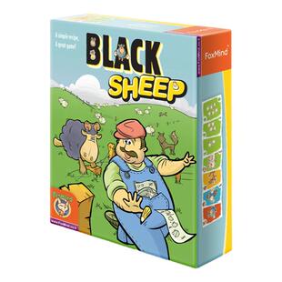 Foxmind黑羊驱逐令blacksheep策略思维亲子互动桌游益智加减玩具