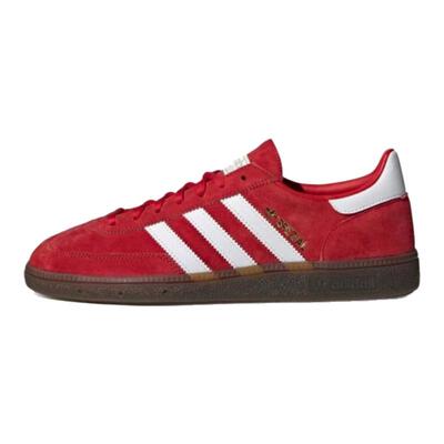 Adidas三叶草HANDBALL SPEZIAL正红色女子低帮T头德训板鞋FV1227