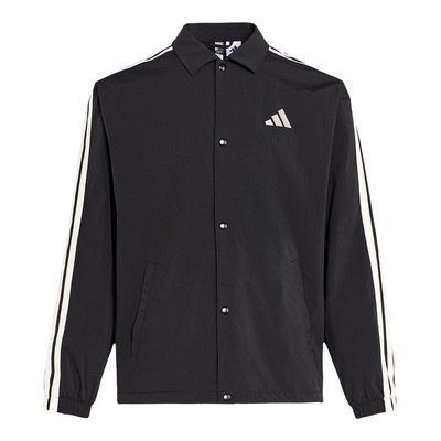 Adidas/阿迪达斯正品2025冬季款男士日常翻领宽松耐穿外套KR2499