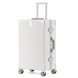 花花公子行李箱高颜值铝框拉杆箱万向轮20登机旅行箱密码男女24寸