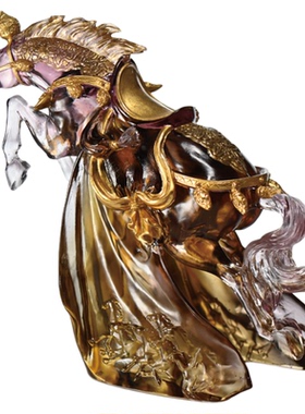 tittot琉园琉璃十二生肖马摆件坚毅非凡企业上市商务礼送外国友人