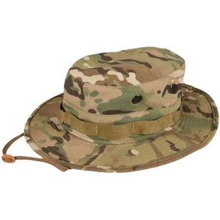 美军军版原品天蝎迷彩OCP奔尼帽军迷战术圆边帽户外渔夫帽钓鱼帽