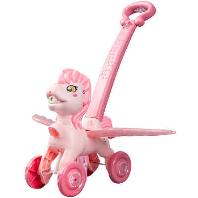 儿童吹泡泡机全自动不漏水小马手推车玩具网红电动小男孩女孩婴儿