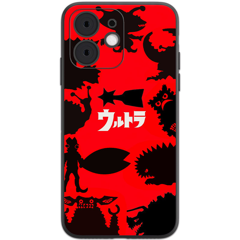 经典怪兽特摄钢化玻璃手机壳