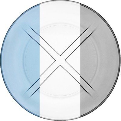 kostaboda进口水晶碟爱心玻璃碗