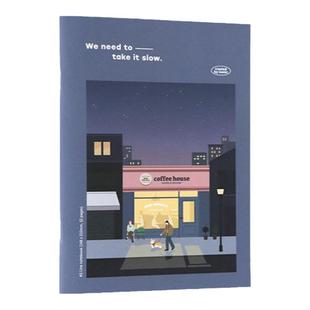 韩国iconic小笔记本本子A5横线软面抄轻薄便携学生办公手帐记事本