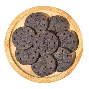 膳农匠粗粮五黑无糖饼干小圆饼糖友孕妈休闲零食代餐饱腹独立包装