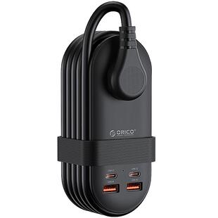 奥睿科便携插排多功能插座旅行排插充电插线板usb扩展口袋拖线板