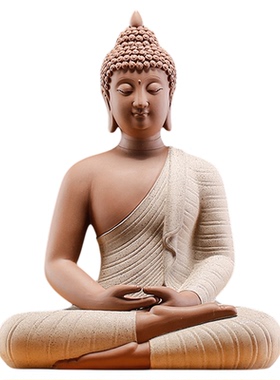 陶瓷佛像新中式客厅开业装饰品佛堂摆件摆设玄关茶室客厅装饰品