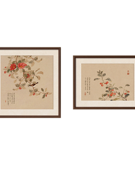 【宋氏美学】花鸟图卧室装饰画