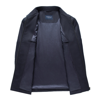 男士羊毛桑蚕丝夹克套装