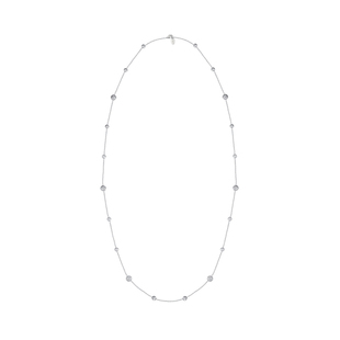 CINNLER「白山茶的香颂曲」轻奢设计满天星长项链气质叠戴毛衣链