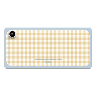 V-SION条纹格子加热鼠标垫超大办公室桌面冬天发热暖桌垫学生写作业写字桌垫暖手防水电脑键盘垫女生宿舍恒温